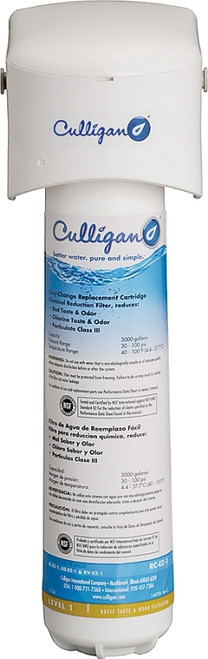 Culligan IC-EZ-1 Icemaker and Refrigerator Filter, 3000 gal Capacity, 0.5 gpm [SKU: ORG7544273]