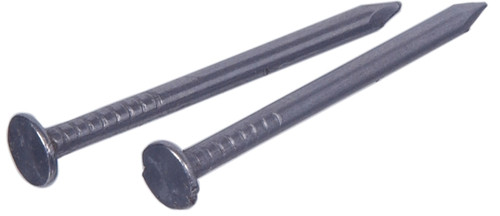 HILLMAN 532590 Nail, 4D, 1-1/2 in L, Steel, Bright, Flat Head, Smooth, Thin Shank, Silver [SKU: ORG5872684]