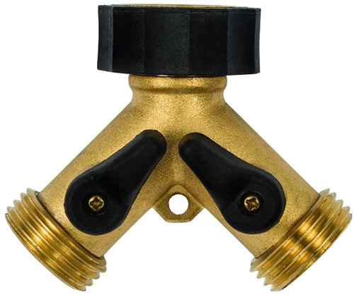 Gilmour 813004-1001 Two-Way Connector, MGHT, Brass, Bronze [SKU: ORG8969511]