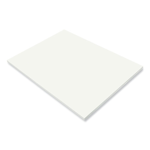 SunWorks Construction Paper, 50 lb Text Weight, 18 x 24, White, 50/Pack [SKU: PAC9217]