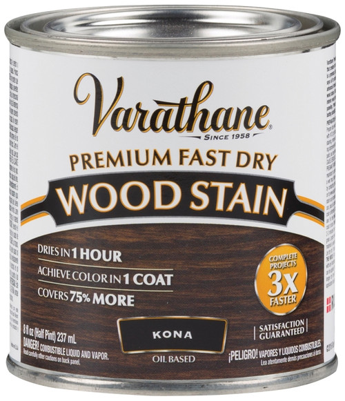 VARATHANE 262029 Wood Stain, Kona, Liquid, 0.5 pt, Can [SKU: ORG7130909]