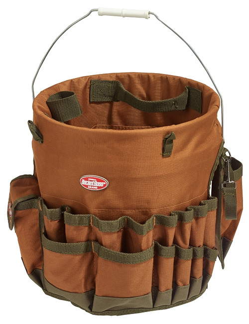 Bucket Boss 10030 Bucketeer, 11 in W, 11 in D, 11 in H, 30-Pocket, Polyester, Brown [SKU: ORG5873245]