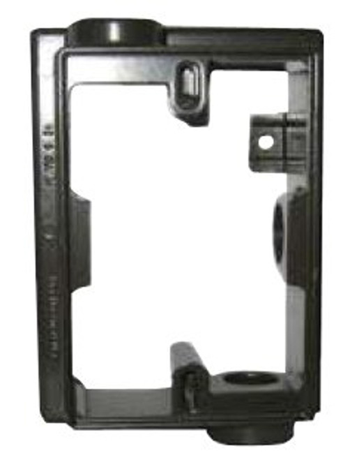 BWF EXF75-2V Box Extension Adapter, 5-1/4 in L, 3-1/2 in W, 1 -Gang, Metal, Gray [SKU: ORG1719152]