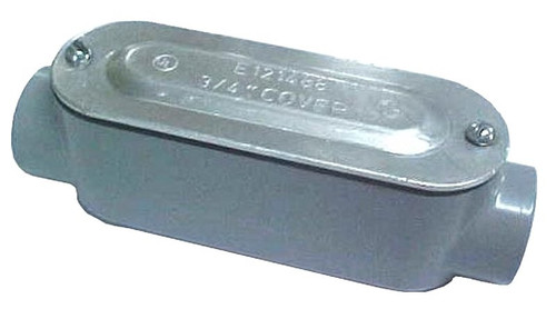 BWF 302-CGV Conduit Body, 1 -Hub, 1 in Hub, Threaded, Aluminum, Gray [SKU: ORG1718162]