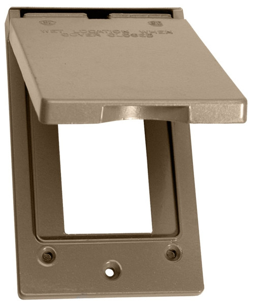 BWF 511VAB-1 Cover, 4-9/16 in L, 2-13/16 in W, Metal, Bronze, Powder-Coated [SKU: ORG1718444]