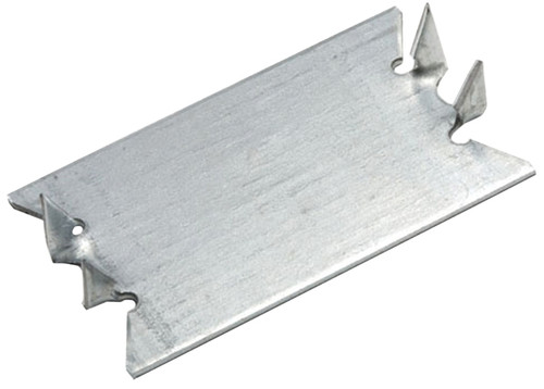 RACO 2709 Cable Protector Plate, 2.563 in L, 1-1/2 in W, 1/16 in Thick, Aluminum, Pre-Galvanized [SKU: ORG7189327]