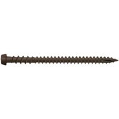 CAMO 0349254 Deck Screw, #10 Thread, 2-1/2 in L, Star Drive, Type 99 Double-Slash Point, Carbon Steel, ProTech-Coated [SKU: ORG6192314]