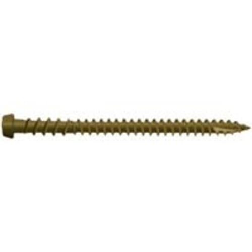 CAMO 0349159 Deck Screw, #10 Thread, 2-1/2 in L, Star Drive, Type 99 Double-Slash Point, Carbon Steel, ProTech-Coated [SKU: ORG6192124]