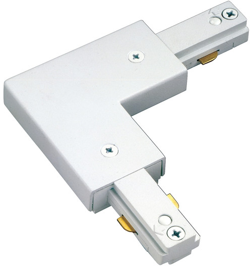 Eaton Lighting LZR203P Track Light L-Connector, White, For: Lazer Track Lamp holders and Halo Power-Trac Lamp holders [SKU: ORG4117602]