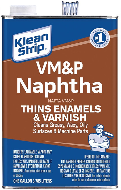 Klean Strip GVM46 Naphtha Thinner, Liquid, Hydrocarbon Solvent, Colorless, 1 gal, Can [SKU: ORG8161432]