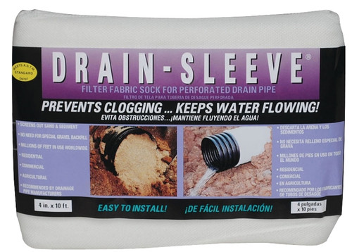 CARRIFF CORP 04010-24 Drain Sleeve Sock, Fabric [SKU: ORG8924276]