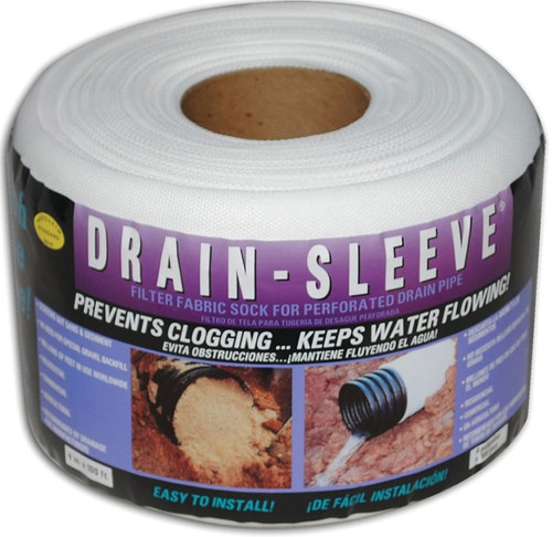 CARRIFF CORP 04100-10 Drain Sleeve Sock, Fabric [SKU: ORG0544338]
