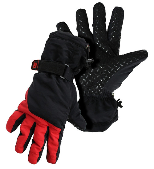 CAT CAT016203M Winter Gloves, Men's, M, Shirred Elastic Wrist Cuff, Silicone, Black [SKU: ORG3220399]