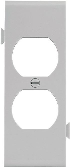 Eaton Wiring Devices STC8W Sectional Wallplate, 4-1/2 in L, 2-3/4 in W, 1 -Gang, Polycarbonate, White, High-Gloss [SKU: ORG1631928]