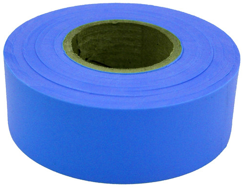CH Hanson 17023 Flagging Tape, 300 ft L, 1-3/16 in W, Blue, Polyethylene [SKU: ORG5499520]