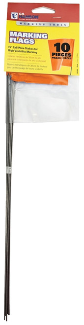 CH Hanson 15275 Stake Flag, 15 in L, Orange, PVC [SKU: ORG2912137]
