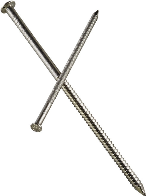 Simpson Strong-Tie S7SND1 Siding Nail, 7d, 2-1/4 in L, 304 Stainless Steel, Full Round Head, Annular Ring Shank, 1 lb [SKU: ORG3821824]