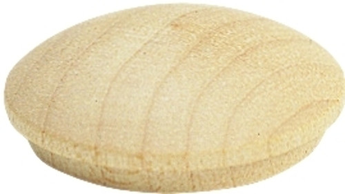 Waddell 840-.5 Screw Hole Button, Birchwood [SKU: ORG4352787]