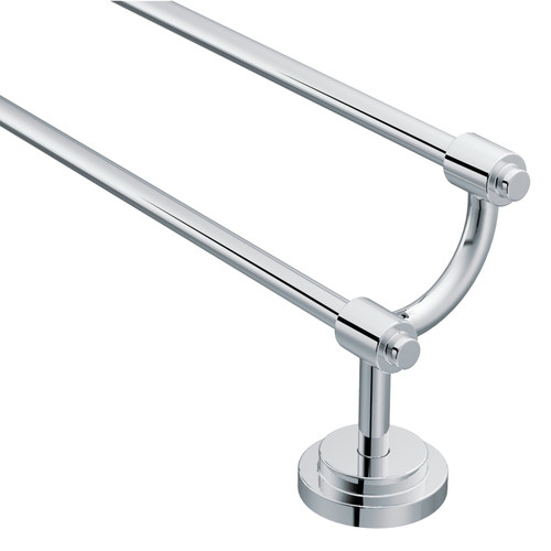 Moen DN0722CH Towel Bar, 24 in L Rod, Aluminum/Zinc, Chrome, Screw Mounting [SKU: ORG1770601]