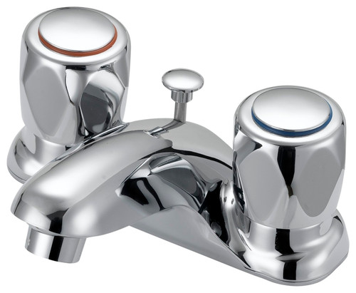 Boston Harbor F5120052CP Lavatory Faucet, 1.2 gpm, 2-Faucet Handle, 3-Faucet Hole, Metal/Plastic, Chrome Plated [SKU: ORG1472109]
