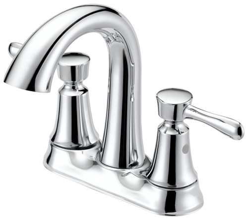 Boston Harbor F51B0035CP Lavatory Faucet, 1.2 gpm, 2-Faucet Handle, 3-Faucet Hole, Metal/Plastic, Chrome Plated [SKU: ORG2135549]