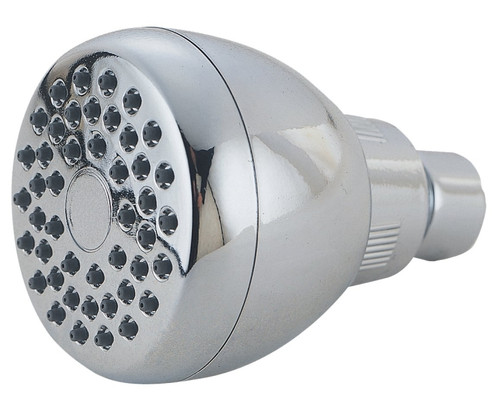 Boston Harbor B11041CP Shower Head, 1.75 gpm, 1/2-14 NPT Connection, Threaded, 1-Spray Function, Plastic, Chrome [SKU: ORG2114841]