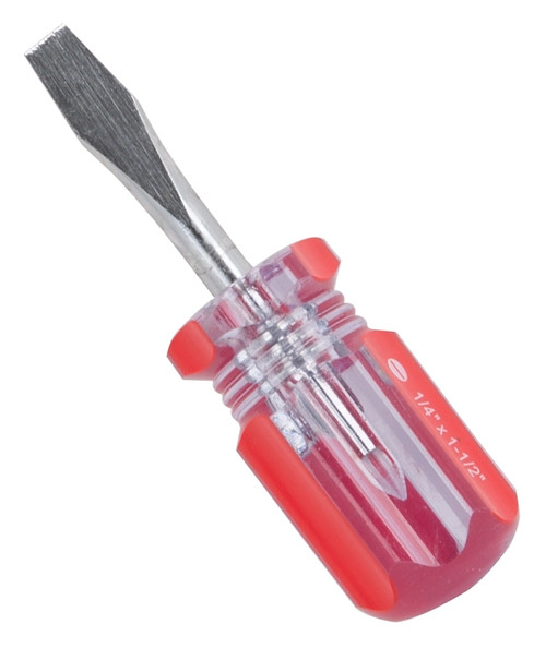 Vulcan Screwdriver, 1/4 in Drive, Slotted Drive, 3-1/4 in OAL, 1-1/2 in L Shank, Plastic Handle [SKU: ORG7953649]