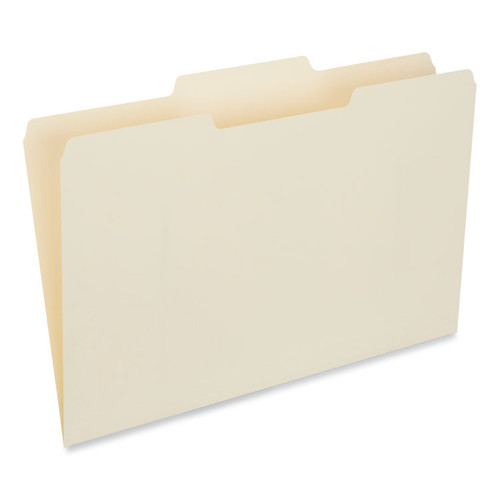 Top Tab File Folders, 1/3-Cut Tabs: Center Position, Legal Size, 0.75" Expansion, Manila, 100/Box [SKU: UNV15122]