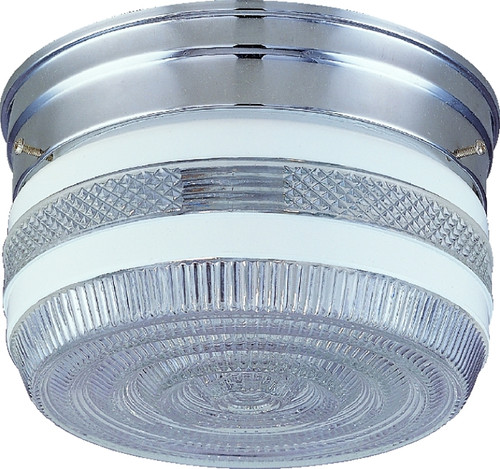 Boston Harbor Two Light Ceiling Fixture, 120 V, 60 W, 2-Lamp, A19 or CFL Lamp, Chrome Fixture [SKU: ORG6886733]