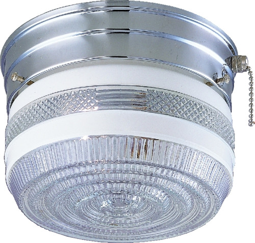 Boston Harbor F13CH01SW-6859CL3 Single Light Ceiling Fixture With Pull Chain, 120 V, 60 W, 1-Lamp, A19 or CFL Lamp [SKU: ORG6329197]