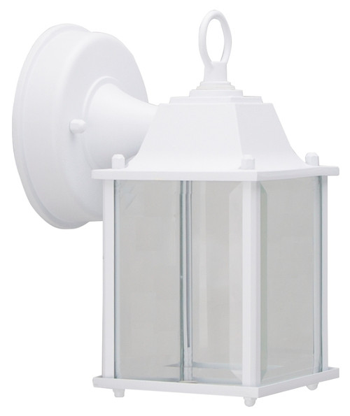 Boston Harbor 0038-WD-WH Outdoor Wall Lantern, 120 V, 6.65 W, LED Lamp, 320 Lumens, 3000 K Color Temp [SKU: ORG7145998]