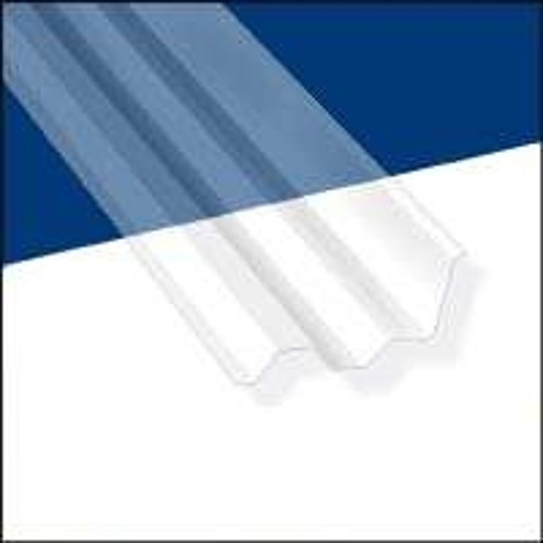 Suntuf 108656 Side Ridge Flashing, Plastic, Clear, Semi-Gloss [SKU: ORG2843696]
