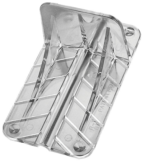 Amerimax 8505011 Snow Guard, 3-1/2 in W, Polycarbonate, Clear, Surface Installation [SKU: ORG7743735]