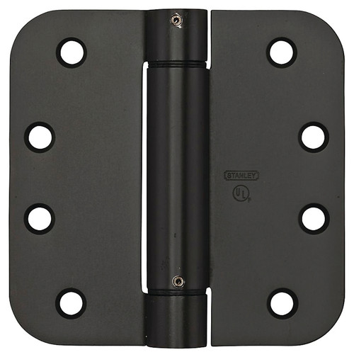 National Hardware V522 Series N351-015 Spring Hinge, Steel, Oil-Rubbed Bronze, 37 lb [SKU: ORG7176076]