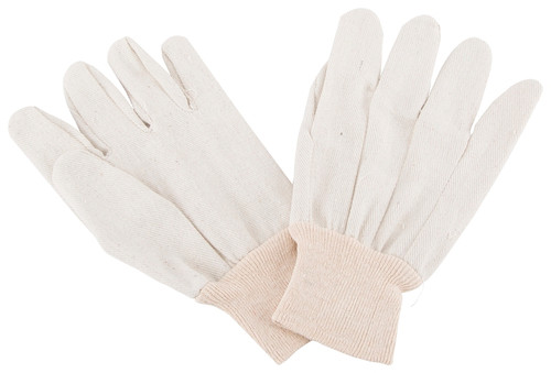 Diamondback GV-5221-3L Clute-Cut Work Gloves, One-Size, Straight Thumb, Knit Wrist Cuff, 70% Cotton 30% Polyester, 8 oz [SKU: ORG9346495]