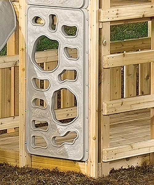 PLAYSTAR PS 8870 Vertical Climber, HDPE, Gray, For: 48 in, 60 in Playdeck [SKU: ORG9526492]