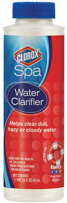 Clorox Spa 59016CSP Water Clarifier, 16 oz, Liquid, Almond, Blue [SKU: ORG7541295]