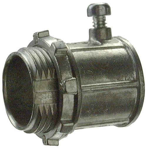 Halex 21212 Set Screw Connector, 3/4 in, Zinc [SKU: ORG6775464]
