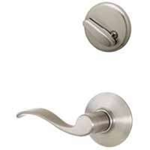 Schlage F59ACC619LH Trim Interior Accent, Satin Nickel, Left Hand [SKU: ORG1224922]