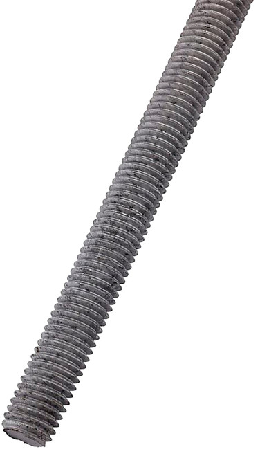 National Hardware N825-004 Threaded Rod, 72 in L, A Grade, Steel, Galvanized, UNC Thread [SKU: ORG7178874]
