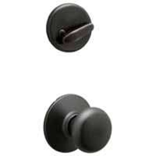 Schlage F Series F59PLY716 Interior Pack, Aged Bronze, Knob Handle, 1-5/8 to 2 in Thick Door [SKU: ORG6156608]