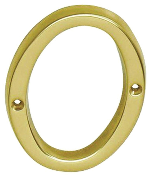 Schlage SC2-3006-605 #0 House Number, Character: 0, 4 in H Character, Brass Character, Brass [SKU: ORG6717060]