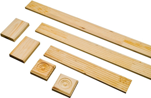 Waddell FCS37 Door Moulding Set, 3-1/4 in W, Casing Profile, Pine Wood [SKU: ORG9412305]