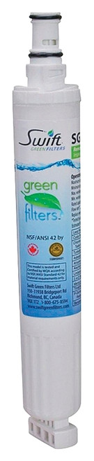 SWIFT GREEN FILTERS SGF-W10 Refrigerator Water Filter, 0.5 gpm, Coconut Shell Carbon Block Filter Media [SKU: ORG7528607]