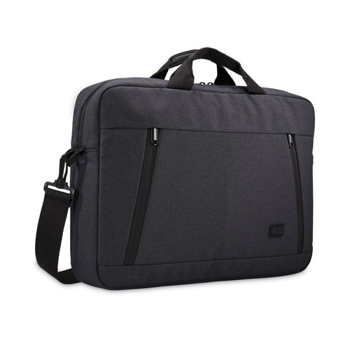 Huxton 15.6" Laptop Attache, Fits Devices Up to 15.6", Polyester, 16.3 x 2.8 x 12.4, Black [SKU: CLG3204653]