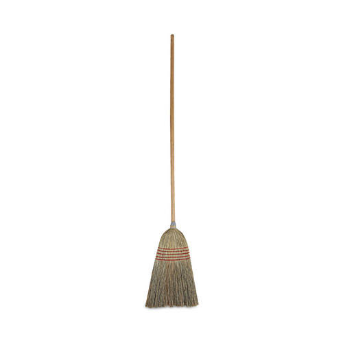 Parlor Broom, Corn Fiber Bristles, 55" Overall Length, Natural, 12/Carton [SKU: BWK926CCT]