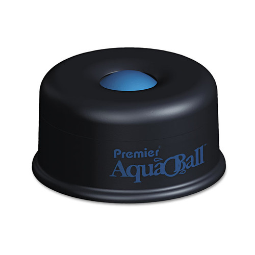 AquaBall Floating Ball Envelope Moistener, 1.25" x 1.25" x 5.38", Black/Blue [SKU: PREAQ701G]