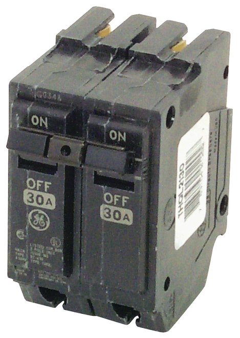 GE Industrial Solutions THQL2130 Feeder Circuit Breaker, Type THQL, 30 A, 2 -Pole, 120/240 V, Plug Mounting [SKU: ORG6122030]