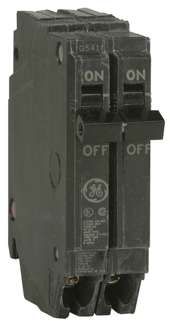 GE Industrial Solutions THQP220 Feeder Circuit Breaker, Type THQP, 20 A, 2 -Pole, 120/240 V, Plug Mounting [SKU: ORG6122477]