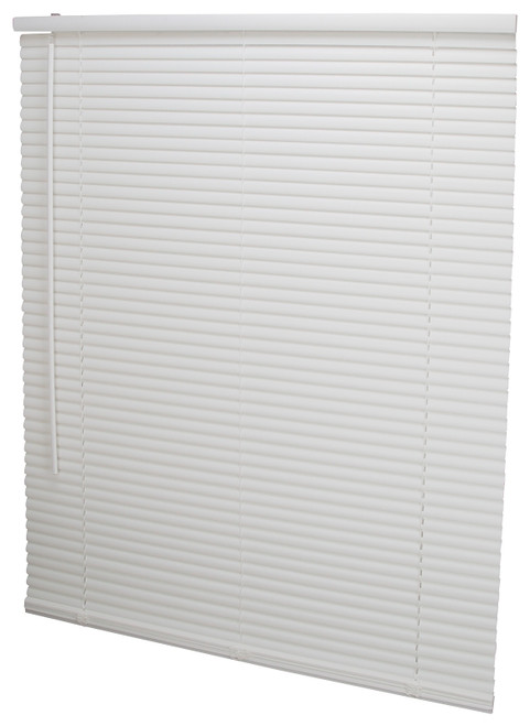 Simple Spaces PVCMB-9A Blind, 64 in L, 34 in W, Vinyl, White [SKU: ORG0074179]